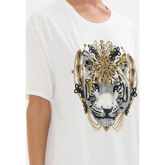 Camilla Franks oversized band tee T-shirt top The throne room. XL - Picture 3 of 8